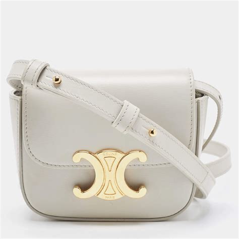 white vintage celine shoulder bag|Celine claude shoulder bag.